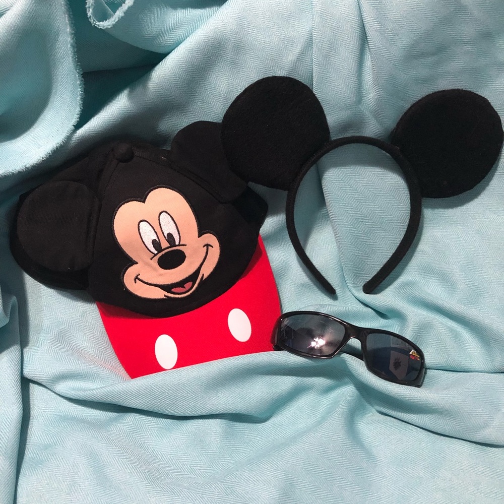Mickey Mouse Hat Mickey Ears Cars Sunglasses 🐭